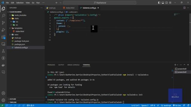 Integrar TailwindCSS a tus Proyectos de Flask смотреть онлайн