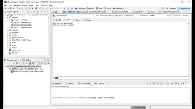 Getting Started With Simplicity Studio 5 And Explorer Kit BGM220