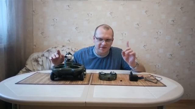 Танк-амфибия YED Amphibious Green Tank 35Mhz - 24883A