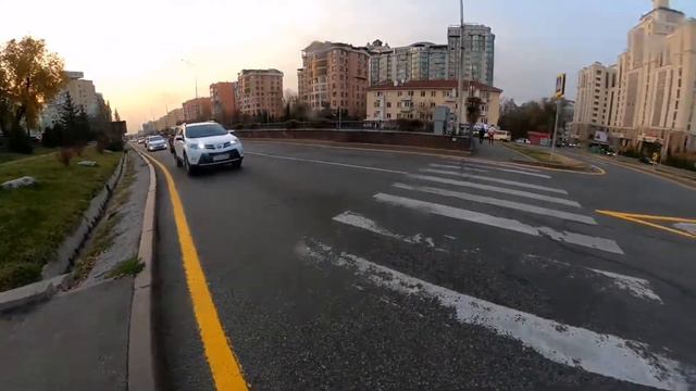 "Пандусы" на проспекте Аль-Фараби/проспект Достык(юго-запад/северо-запад). смотреть онлайн