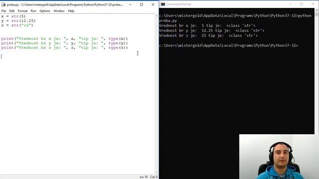 Python Programiranje - 9 - Casting - Konverzija Podataka смотреть онлайн