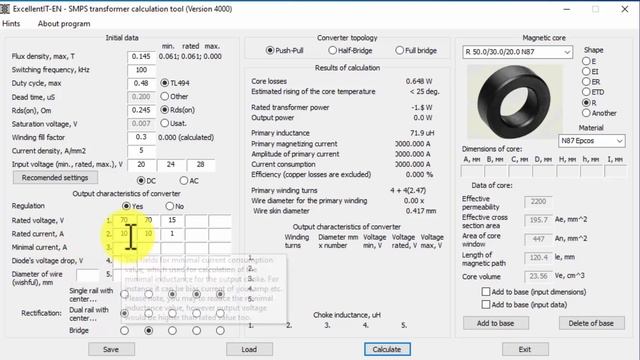 #144 Calculate / Design High Frequency Push Pull/ Half Bridge / Full Bridge Transformer - Urdu Hind смотреть онлайн