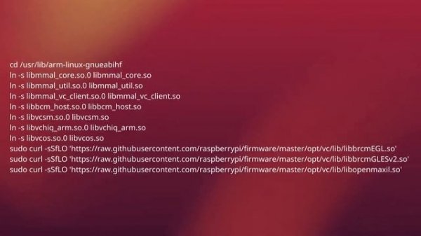 OMXPLAYER on Raspberry Pi Bullseye OS