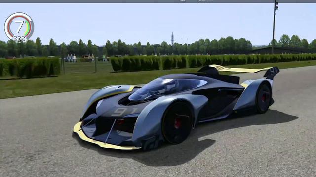 McLaren Ultimate VGT vs Koenigsegg Regera with F1 2004 engine vs Jordan F1 1991 - Old Monza смотреть онлайн