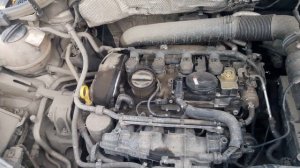 Где номер двигателя Ауди Q3