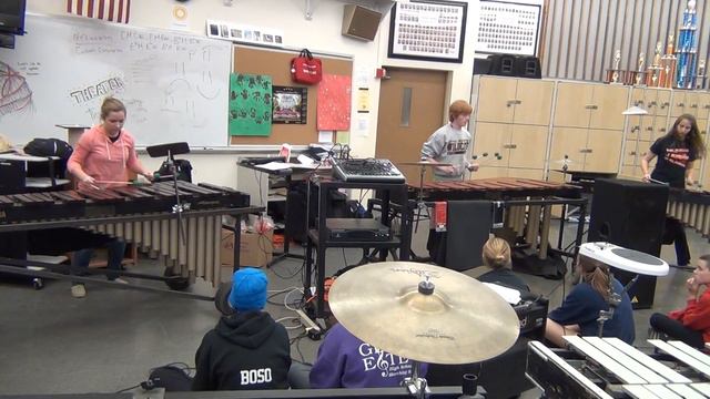 Marimba/synth Performance with recording. смотреть онлайн