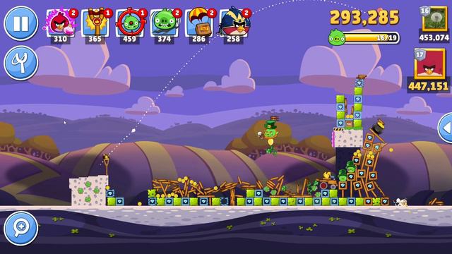 Angry Birds Friends Level 8 Tournament 1056 three stars NO POWER-UP walkthrough 2022-03-17 смотреть онлайн