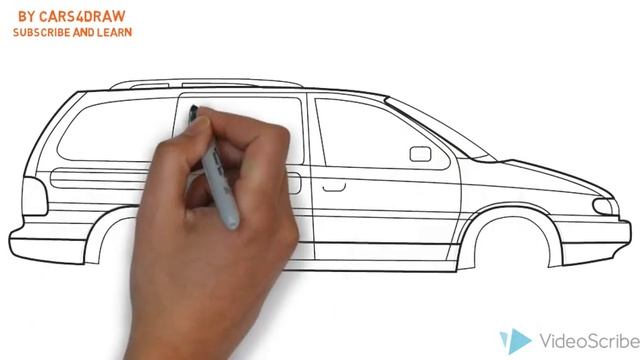 How to Draw a Ford Windstar / Как нарисовать Ford Windstar смотреть онлайн