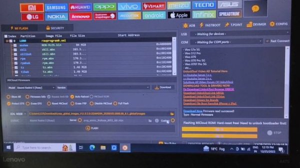 The system has been destroyed Redmi 5