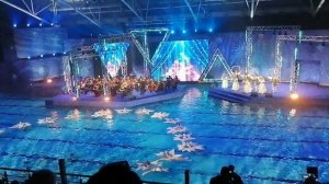 Начало XVIII ШОУ ОЛИМПИЙСКИХ ЧЕМПИОНОВ ПО СИНХРОННОМУ ПЛАВАНИЮ «Отражение звёзд». 23 ДЕКАБРЯ 2021.
