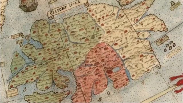 Urbano Monte Map of the World in 16 Century I Карта Сделана с Использованием Аэрофотосъемки смотреть онлайн