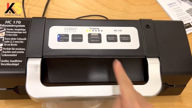 Máy hút chân không Caso HC170 hàng Đức - Hướng dẫn sử dụng, Test hút nước | KS - Gia Dụng Nhập Khẩu смотреть онлайн