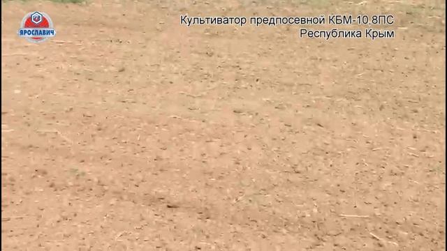 Трактор Terrion ATM 5280 с предпосевным культиватором КБМ-10,8ПС Ярославич работает в Крыму смотреть онлайн