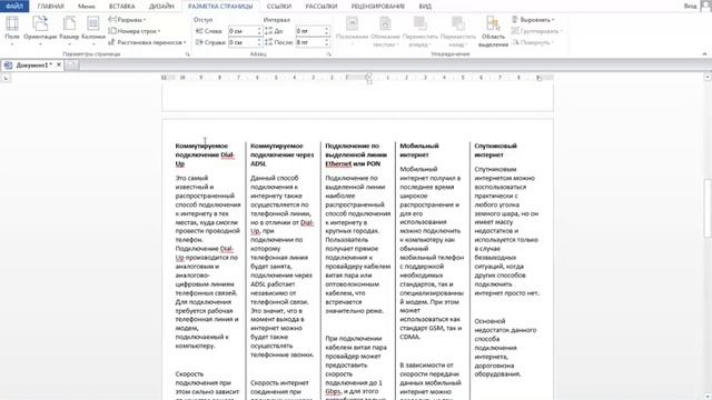 Как в Ворде объединить колонки смотреть онлайн