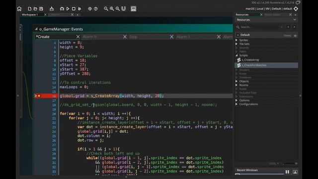Part 13: Updating the Grid pt 1 - How to Make a Game like Candy Crush using Gamemaker Studio 2 смотреть онлайн