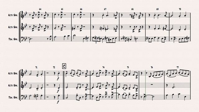 Autumn Leaves - Jazz Classic - Les feuilles mortes - Saxophone Trio AAT смотреть онлайн