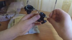 Очки для пайки мелких деталей с Aliexpress Очки со светодиодной подсветкой и увеличением в 20 раз и
