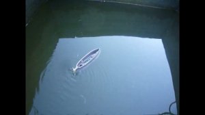 Корабль из пластилина с рабочим двигателем