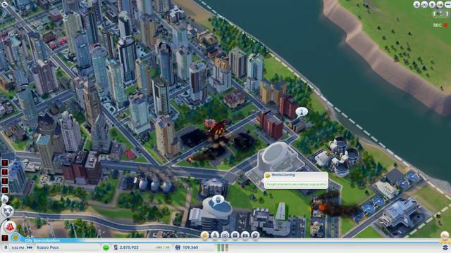 SimCity garbage monster stuck on something bug. смотреть онлайн
