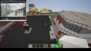 #4 - Строим Спортивную новосибирского метро ||| Minecraft 1.7.10