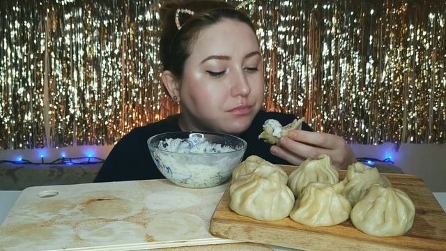 1 КГ БУРЯТСКИЕ БУУЗЫ (ПОЗЫ) Мукбанг АСМР ASMR MUKBANG | eating show | 먹방 смотреть онлайн