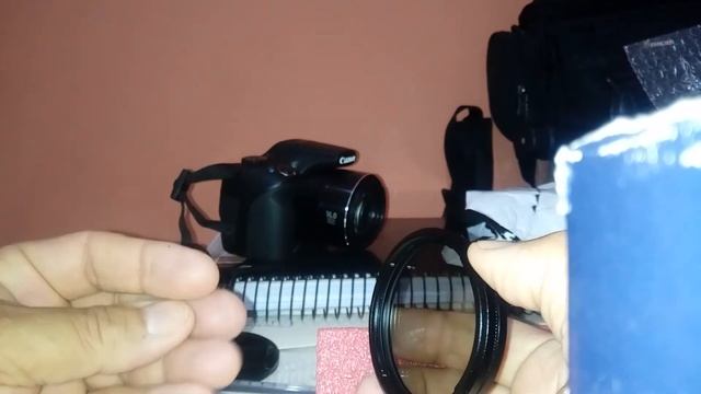 CANON SX530HS COM FILTRO POLARIZADOR.