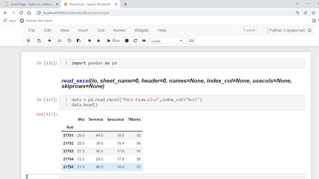 Read Excel File смотреть онлайн