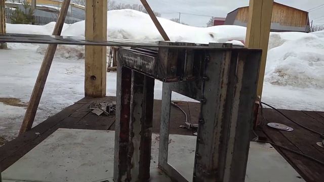 Металлическая печь с высоким кпд. часть 1 смотреть онлайн