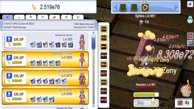 Ragnarok Clicker Incredible Bug! смотреть онлайн