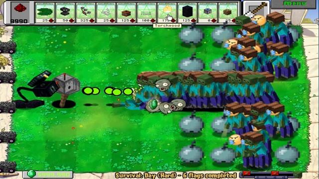 Plants vs Zombies - Minecraft Mod смотреть онлайн