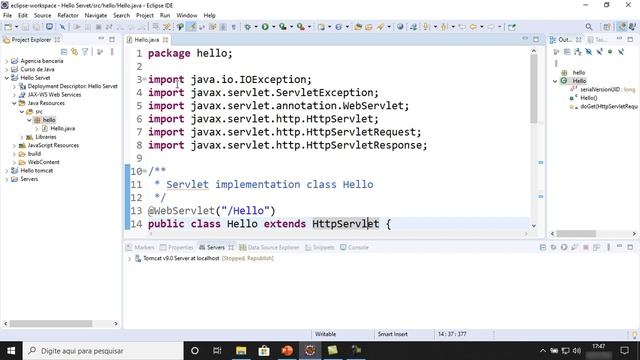 ☕️ Curso Java WEB (Java EE) - Introdução ao Servlet - Hello World - #3 смотреть онлайн