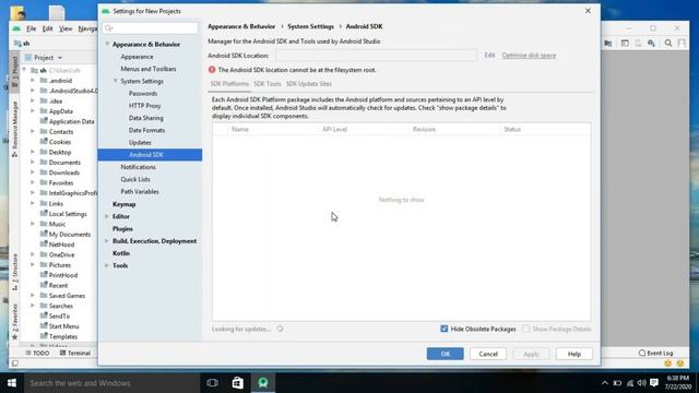 How To Install Android Studio On Windows 10 | Android Studio SDK Missing - How To Fix (2020)