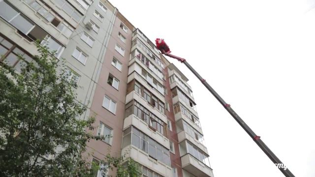 Подъем на автовышке на 10 этаж смотреть онлайн