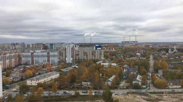 Таймлапс Сургут Трубы ГРЭС полдень #5 смотреть онлайн