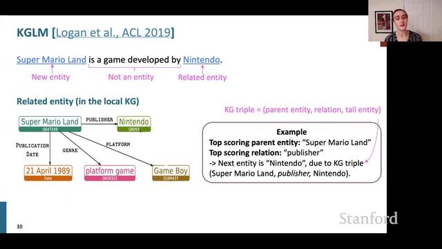 Stanford CS224N NLP with Deep Learning | Winter 2021 | Lecture 15 - Add Knowledge to Language Model смотреть онлайн