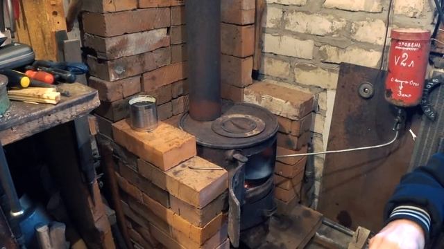 Тепло в гараж 2. Печь под любое топливо! смотреть онлайн