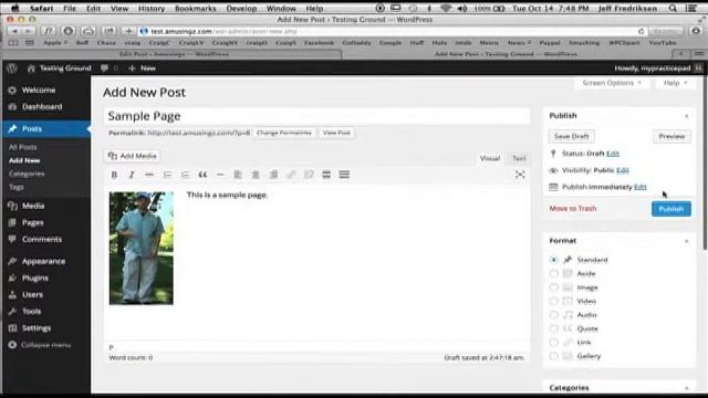 Add & Edit Wordpress Post смотреть онлайн