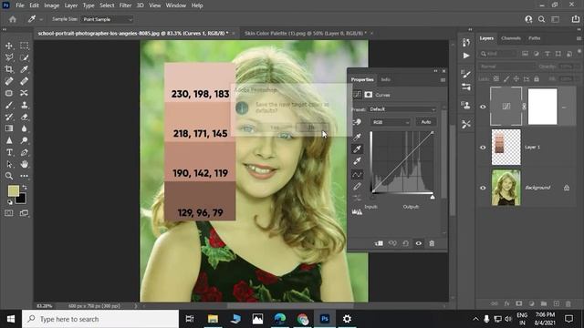 How To Fix Skin Tones In One Click |Photoshop| смотреть онлайн