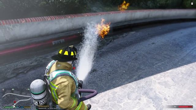 GTA 5 Firefighter Mod New Pierce Fire Truck With Working Aerial Ladder смотреть онлайн