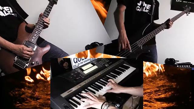 ♫Set Fire To The Rain♫ - Adele Piano Bass & Guitar Cover HD смотреть онлайн