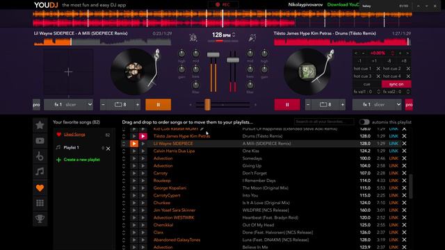 YOUDJ - MIX MUSIC ONLINE for free _) - Google Chrome 2024-03-09 22-08-59 смотреть онлайн