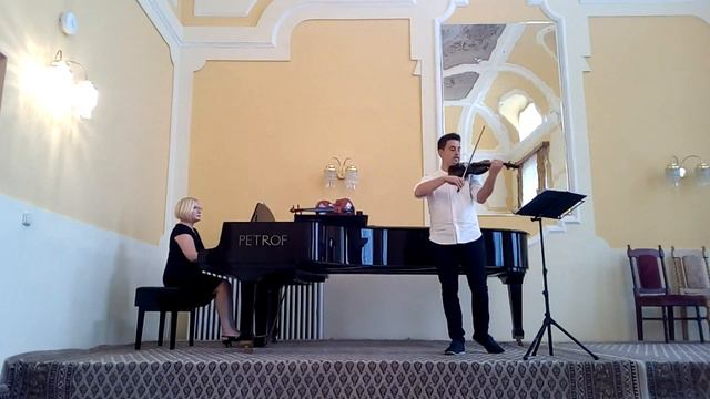 Jenő  Hubay Opus  51 no 3 Bolero - experimental violin testing