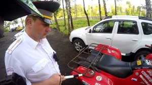 Как ЛЕГАЛЬНО ездить по городу на КВАДРОЦИКЛЕ ? Остановили ДПС. Права на квадроцикл