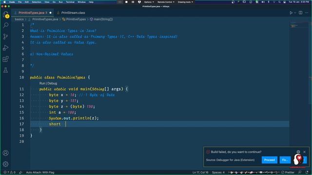 Primitive Types in Java | Explained in Hindi | Brain Mentors смотреть онлайн
