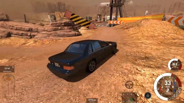 BeamNG Drive - The Dust Bowl (Destruction Circuit) смотреть онлайн
