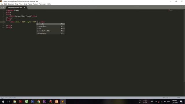 Tutorial Menampilkan Video Dengan HTML смотреть онлайн