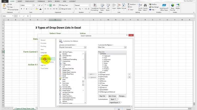 Create A Drop Down Box In Excel - All 3 Types смотреть онлайн