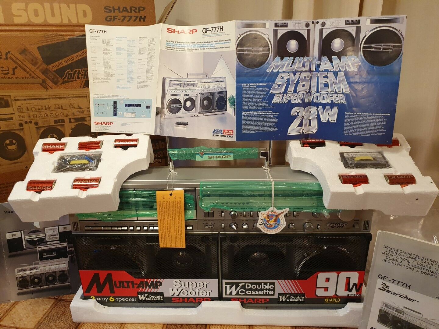 Sharp Gf-777 H  Sharp  Boombox Ghettoblaster-ЯПОНИЯ.