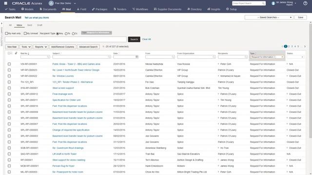 4.1.4 - Customizing and saving your search in ACONEX || Oracle ACONEX Complete Course смотреть онлайн