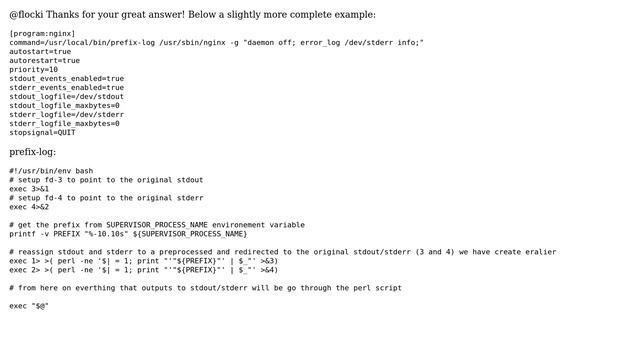 How to add a prefix / label for services to supervisor stdout output? (2 Solutions!!) смотреть онлайн
